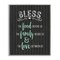 Stupell Industries Bless The Food Family & Love Framed Giclee, design by Lettered and Lined
